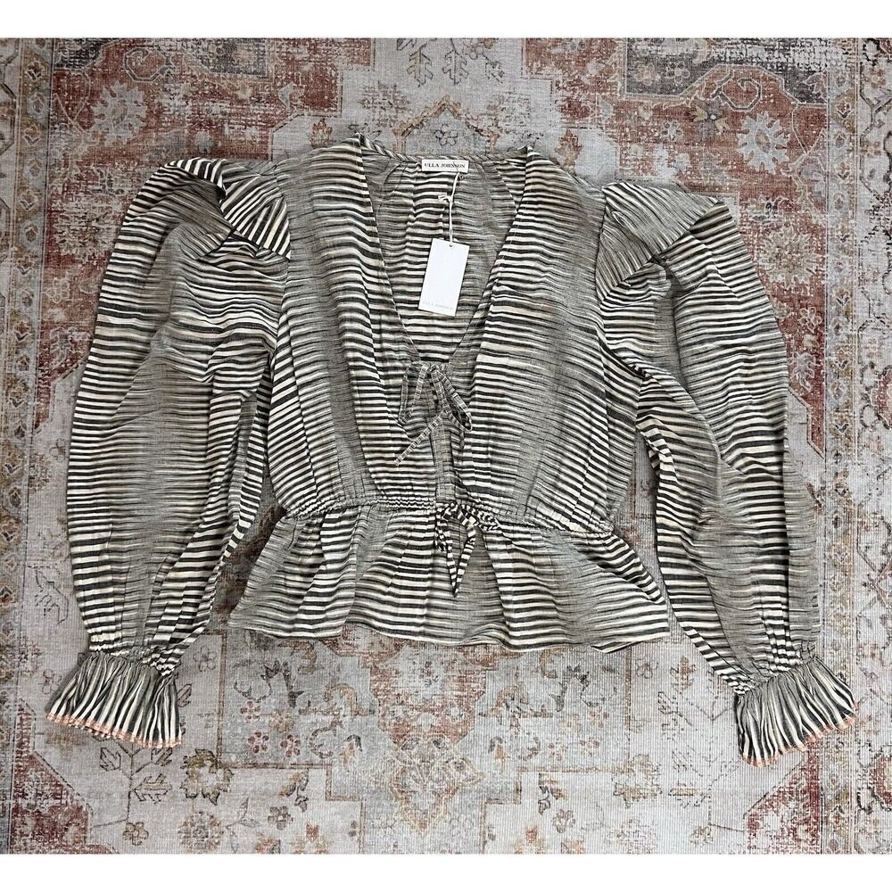 Ulla Johnson Ophelia Blouse Top in Okapi Womens Size 4 NWT - Picture 2 of 10